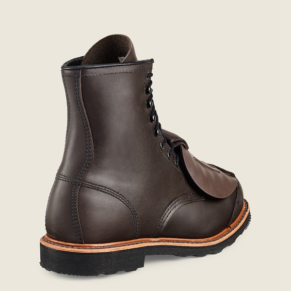 Red Wing Safety Bot Erkek - Truwelt - 8-Inch Toe Metguard - Koyu Kahverengi - 82DPGSZHF